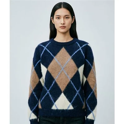 Argyle sviteri ayollar